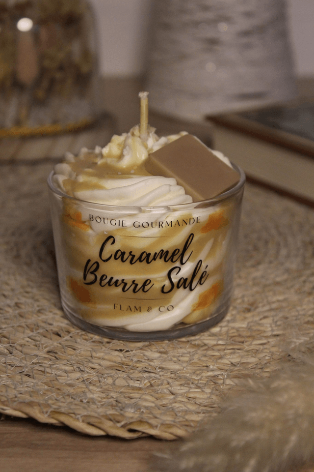 Bougie gourmande CARAMEL BEURRE SALÉ