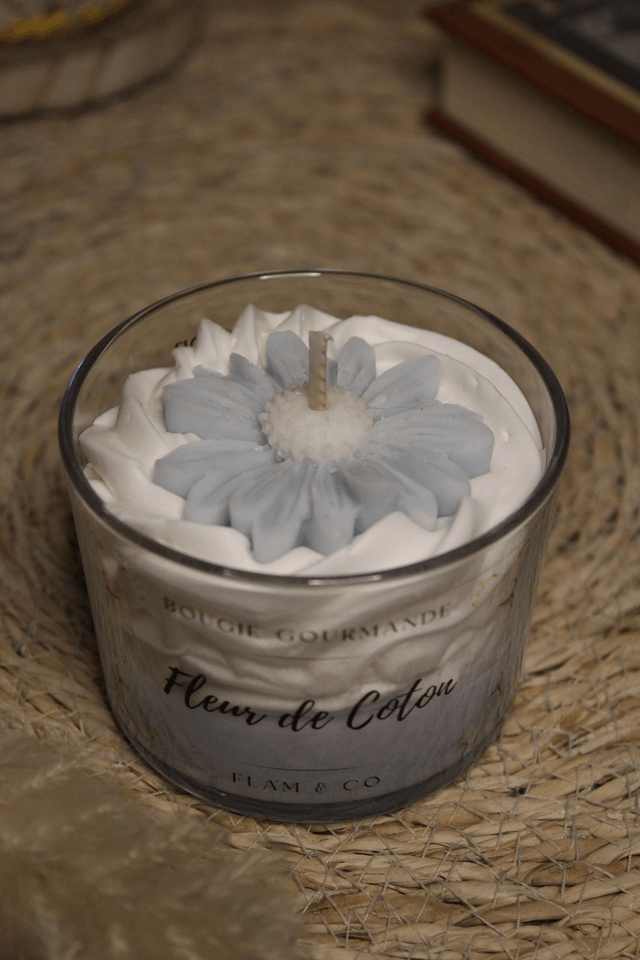 Bougie gourmande FLEUR DE COTON