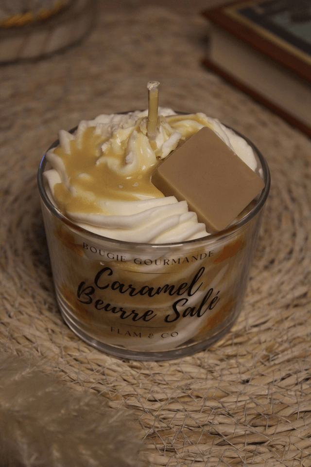 Bougie gourmande CARAMEL BEURRE SALÉ