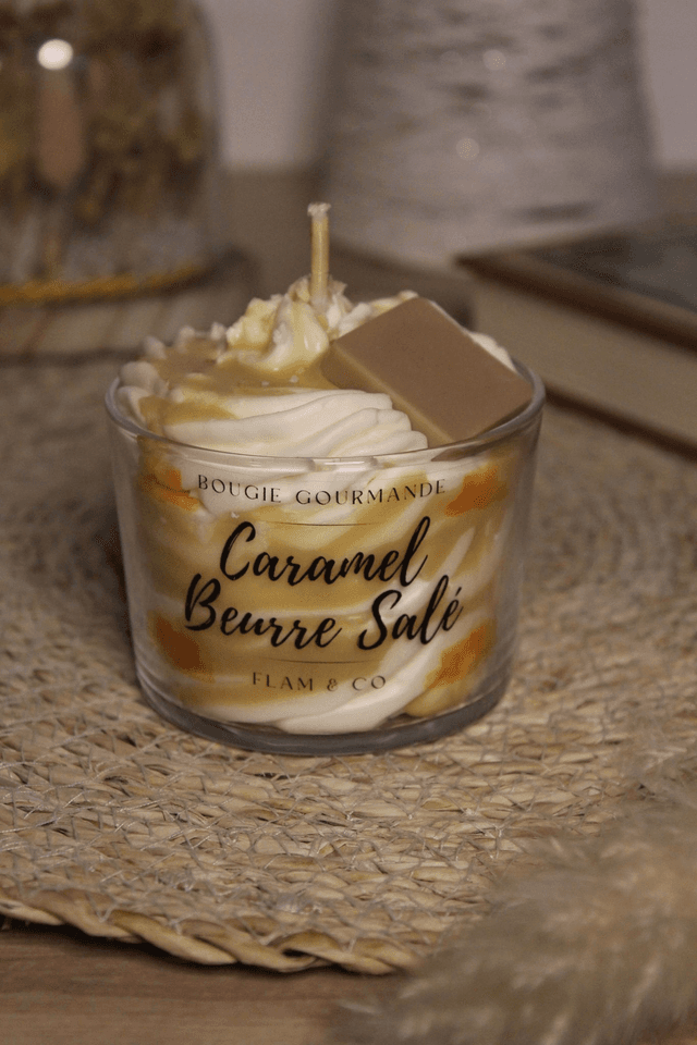 Bougie gourmande CARAMEL BEURRE SALÉ